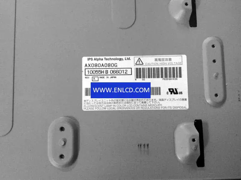 Remplacement du panneau LCD AX080A080G KOE pour écran tactile