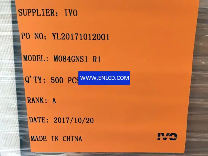 IVO M084GNS1 R1 LCD panel for Industrial Application
