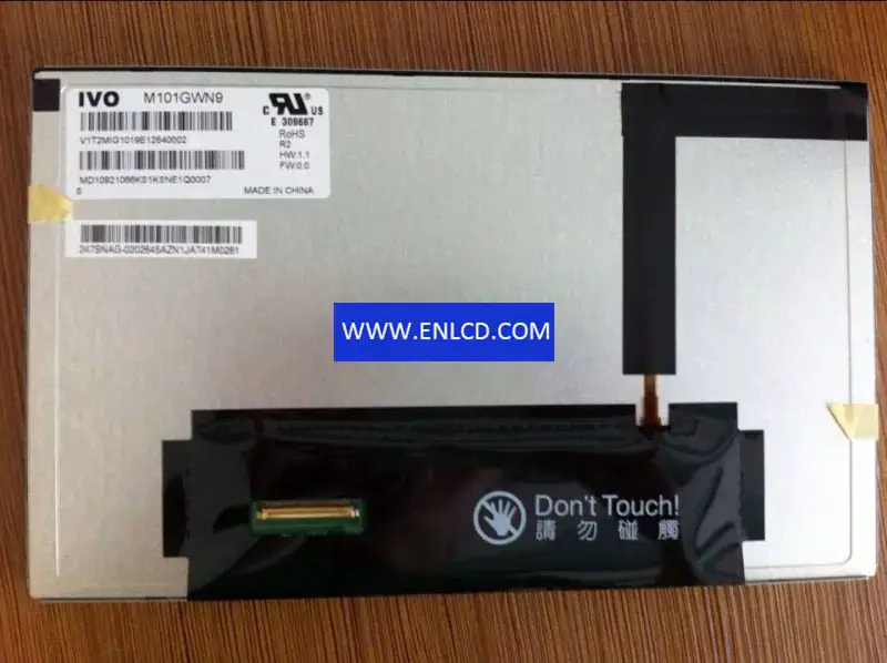 M101GWN9 R2 IVO LCD panel replacement for Industrial Application