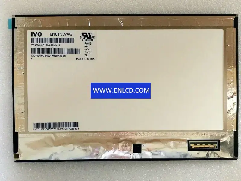 Remplacement du panneau LCD M101NWWB R6 IVO pour Pad et tablette