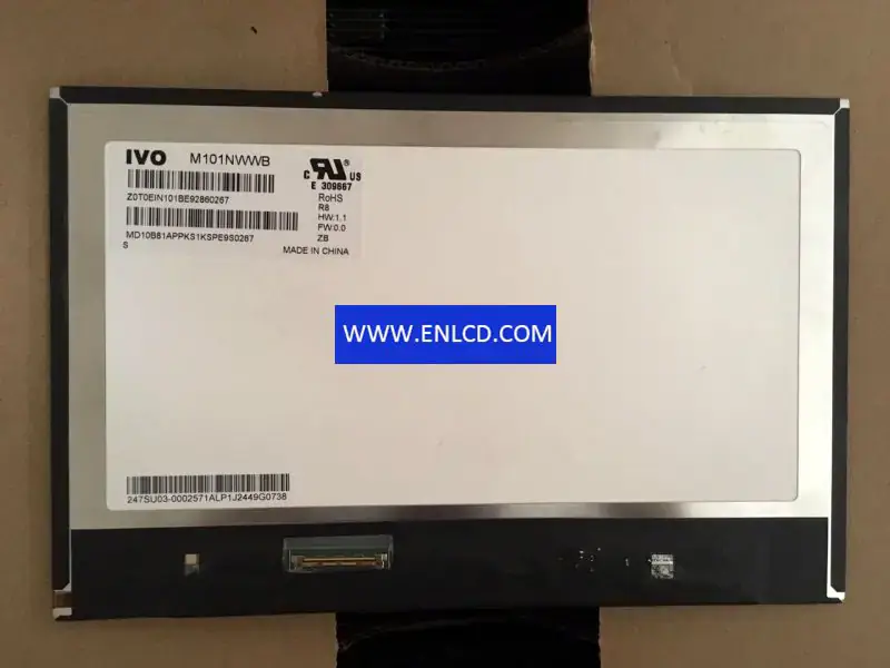Remplacement du panneau LCD M101NWWB R8 IVO pour Pad et tablette