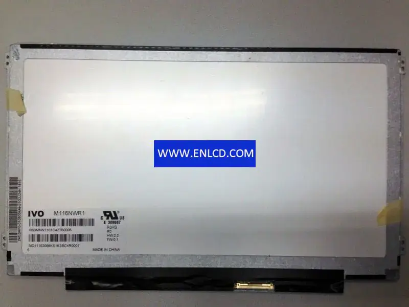 Remplacement du panneau LCD M116NWR1 R0 IVO pour ordinateur portable