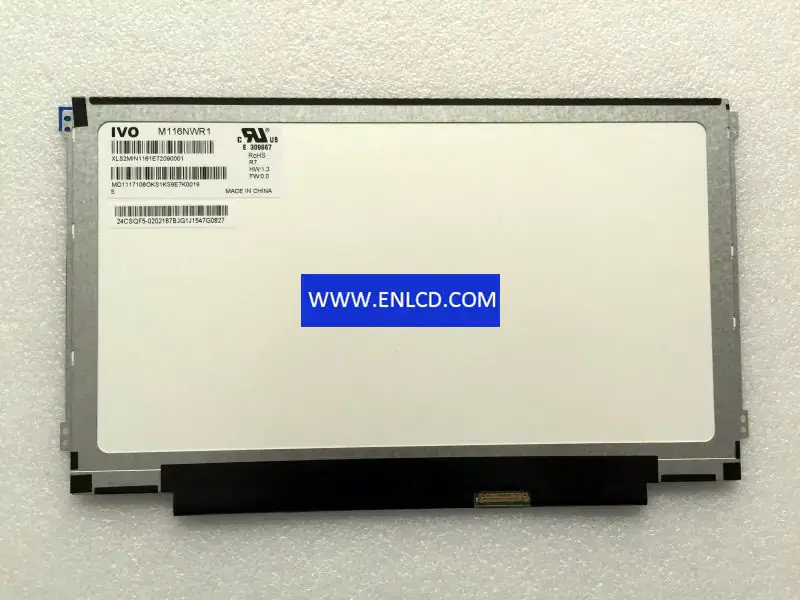 Remplacement du panneau LCD M116NWR1 R7 IVO pour ordinateur portable