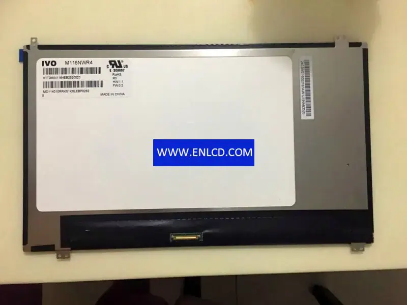 Remplacement du panneau LCD M116NWR4 R0 IVO pour ordinateur portable