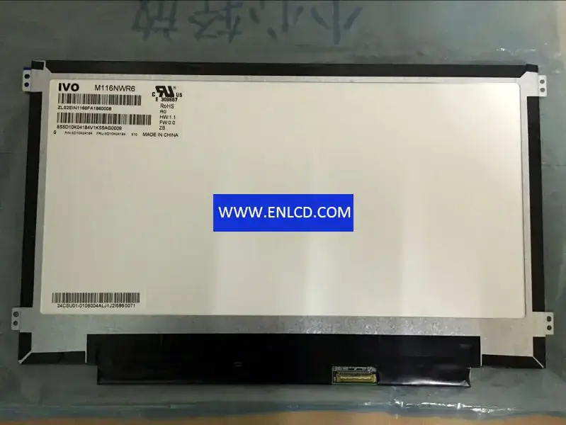 Remplacement du panneau LCD M116NWR6 R0 IVO pour ordinateur portable