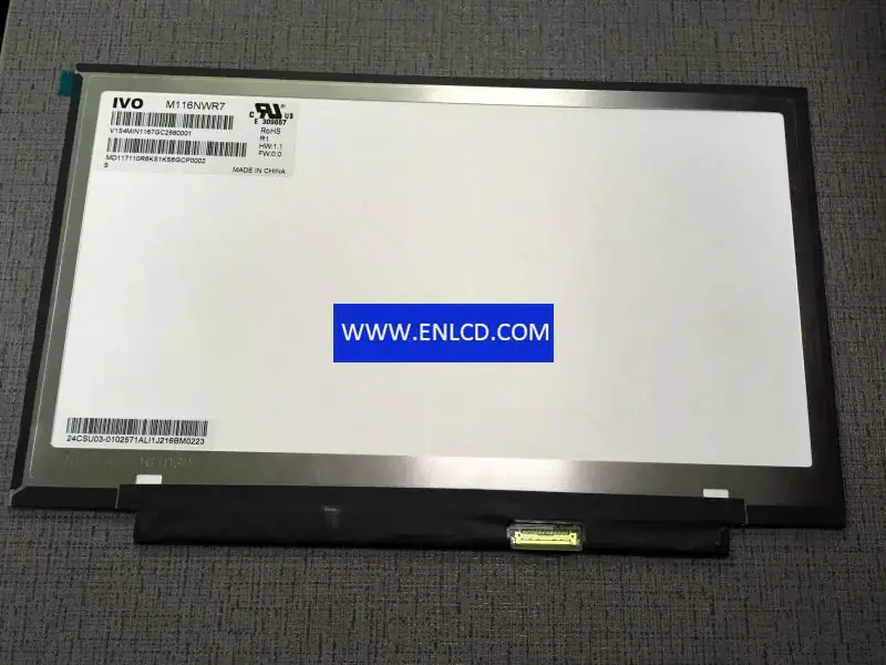 Remplacement du panneau LCD M116NWR7 R1 IVO