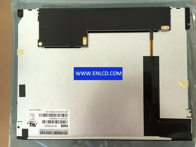Remplacement du panneau LCD M121MNS1 R1 IVO pour application industrielle