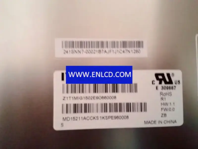 Remplacement du panneau LCD M150GNN2 R1 IVO pour application industrielle