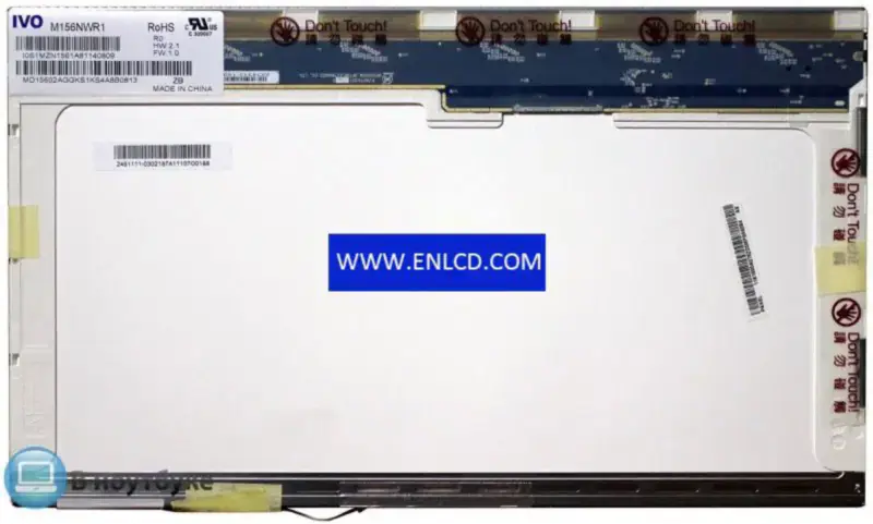 Remplacement du panneau LCD M156NWR1 R0 IVO pour ordinateur portable