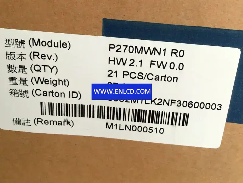 IVO P270MWN1 R0 LCD panel replacement for Desktop Monitor