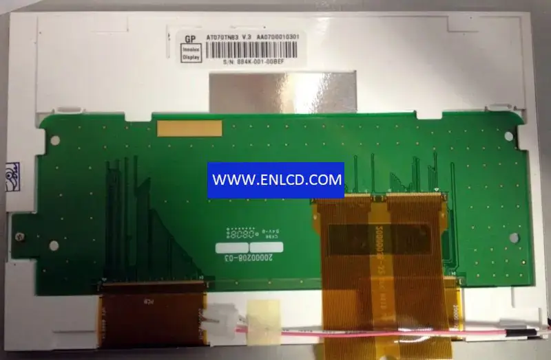 AT070TN83 V.3 Innolux LCD panel replacement for Touchscreen