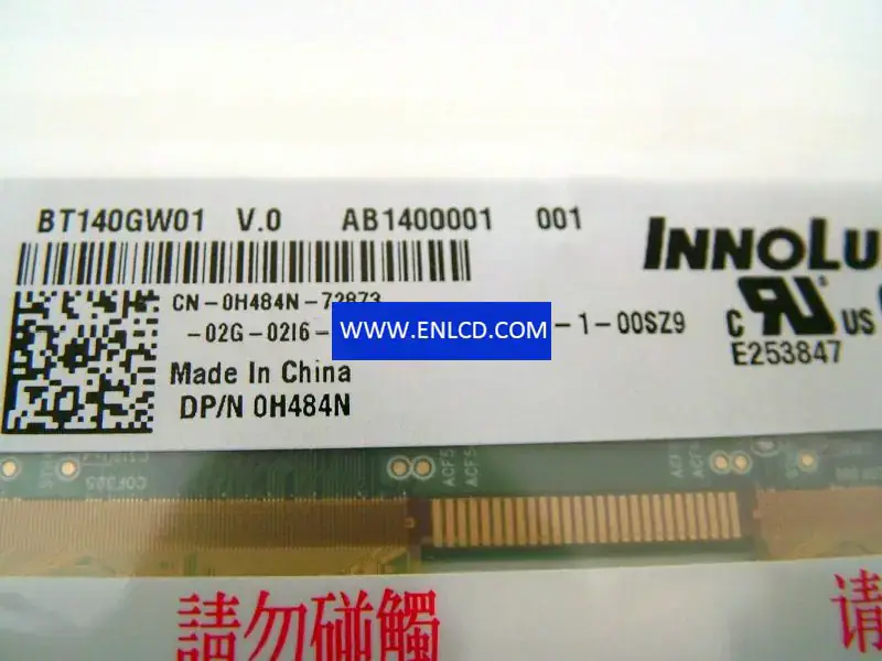 BT140GW01 V.0 Innolux Zamiennik panelu LCD do laptopa