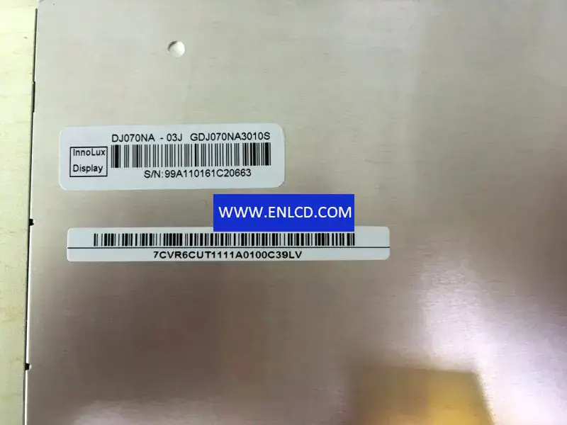 DJ070NA-03J Innolux LCD panel replacement for Automotive Display
