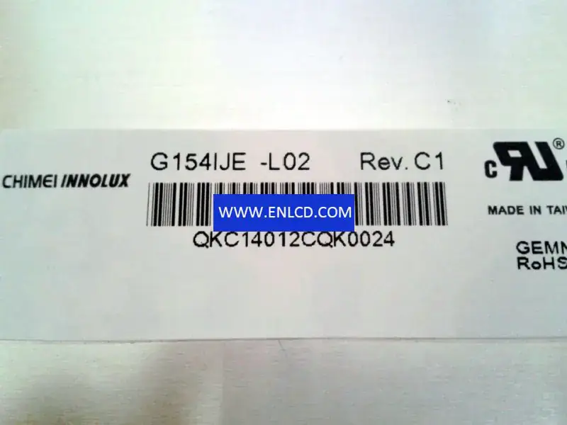 Remplacement du panneau LCD Innolux G154IJE-L02 pour application industrielle