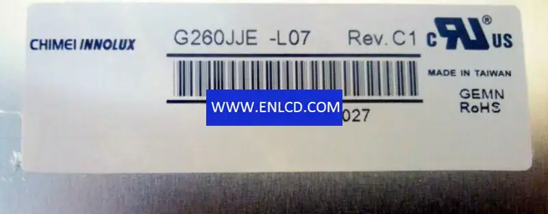 Remplacement du panneau LCD Innolux G260JJE-L07