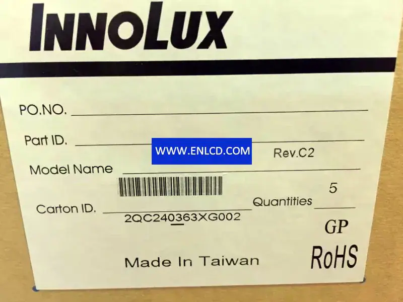 Remplacement du panneau LCD Innolux G260JJE-L07
