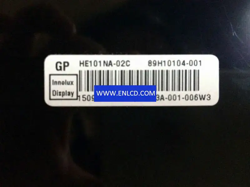 HE101NA-02C Pad ve Tablet için Innolux LCD panel değişimi