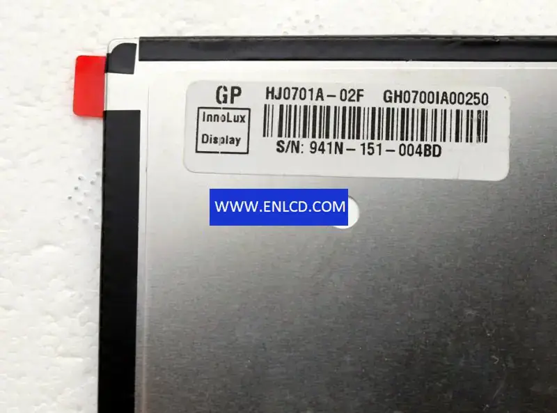 Remplacement du panneau LCD Innolux HJ070IA-02F