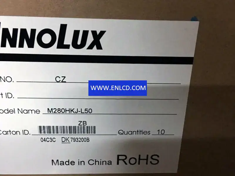 Remplacement du panneau LCD M280HKJ-L50 Innolux pour moniteur de bureau