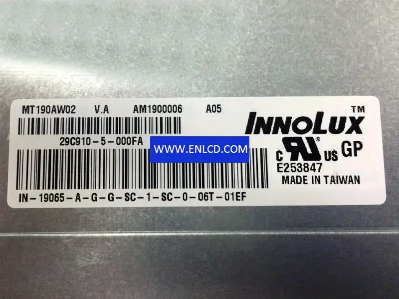 MT190AW02 V.A Innolux LCD panel replacement