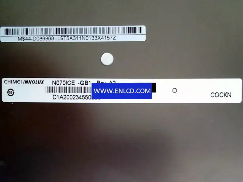 N070ICE-GB1 Pannello LCD Innolux sostitutivo per Touch Panel
