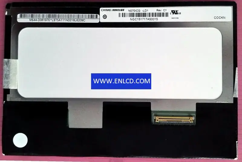 Remplacement du panneau LCD Innolux N070ICG-LD1