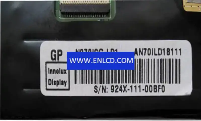 Remplacement du panneau LCD Innolux N070ICG-LD1