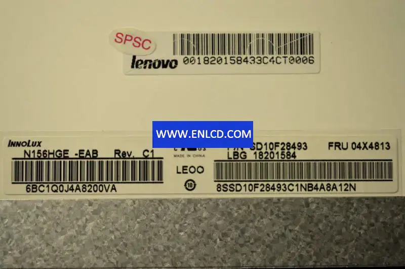 Innolux N156HGE-EAB LCD panel replacement for Laptop