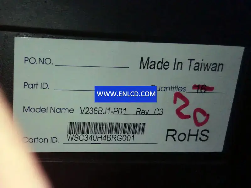 V236BJ1-P01 Rev.C3 Remplacement du panneau LCD Innolux pour téléviseurs