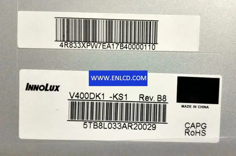 Remplacement du panneau LCD Innolux V400DK1-KS1 pour téléviseurs