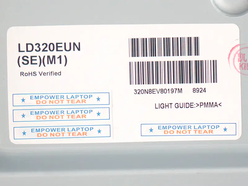 LD320EUN-SEM1 Sostituzione del pannello LCD Display LG per segnaletica digitale