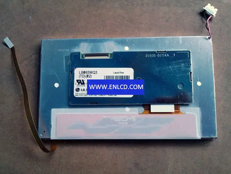 Remplacement du panneau LCD LB065WQ3-TD02 LG Display