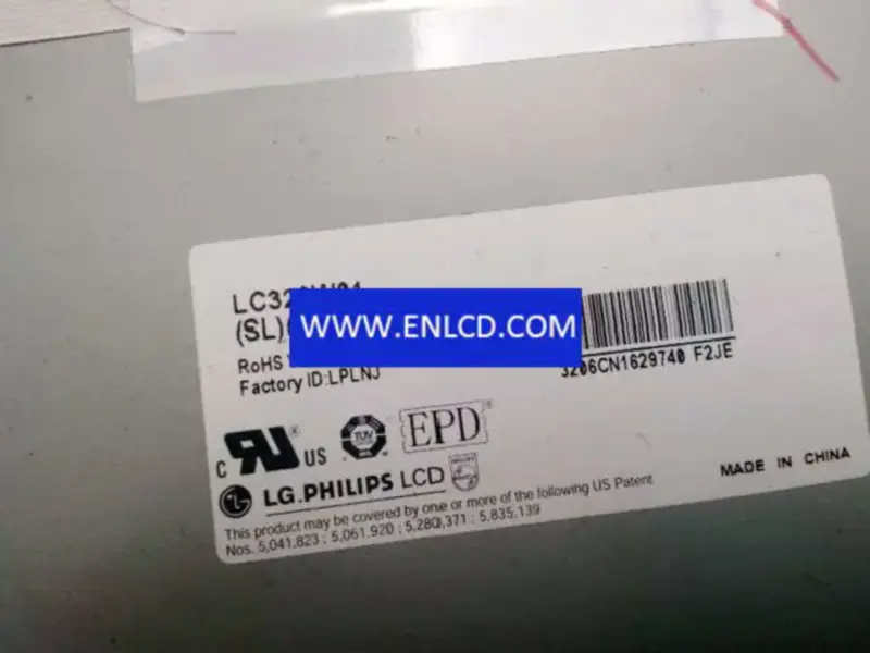 LC320W01-SL01 LG Display LCD panel replacement for TV Sets
