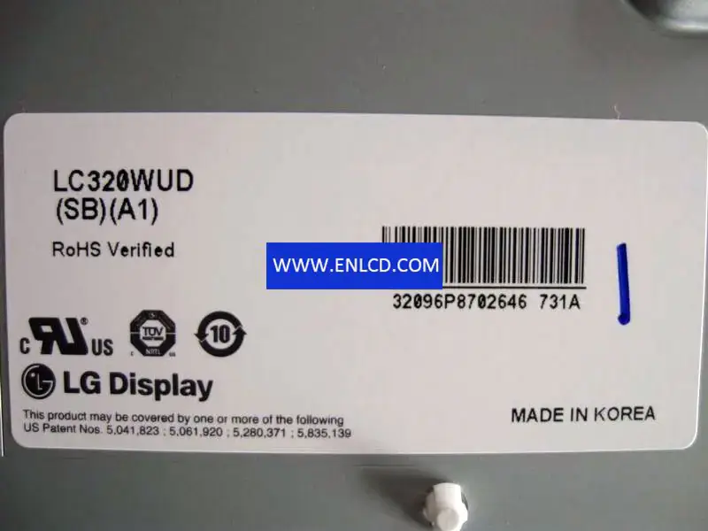 LC320WUD-SBA1 LG Display LCD panel replacement for TV Sets