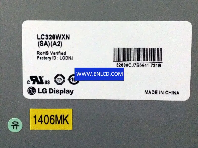 Remplacement du panneau LCD LC320WXN-SAA2 LG Display