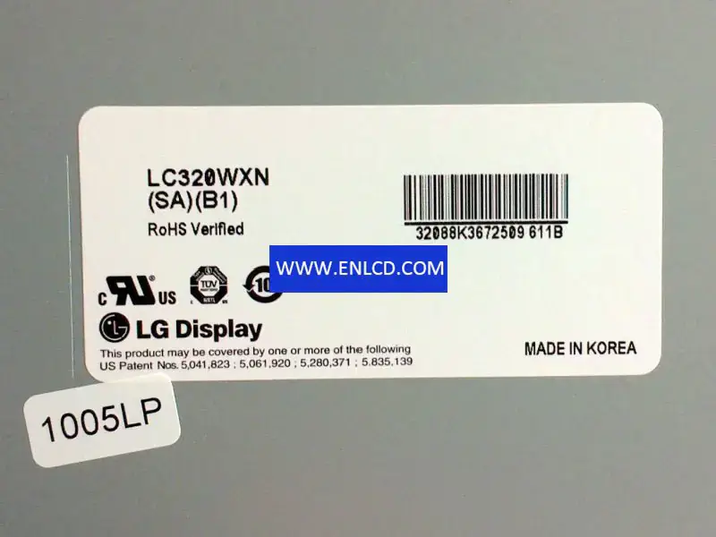 LC320WXN-SAB1 LG Display LCD panel replacement
