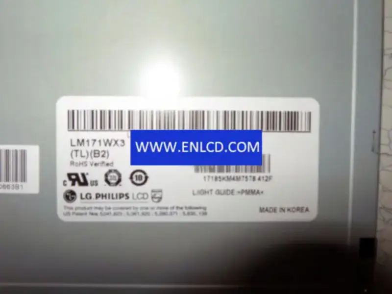 LM171WX3-TLB2 LG Display LCD panel replacement