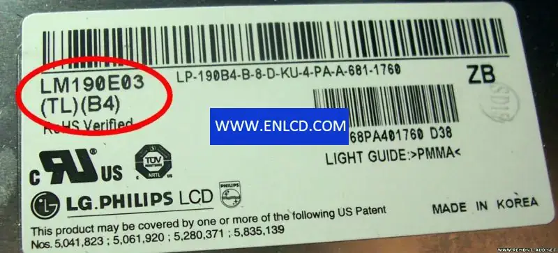LG.Philips LM190E03-TLB4 LCD