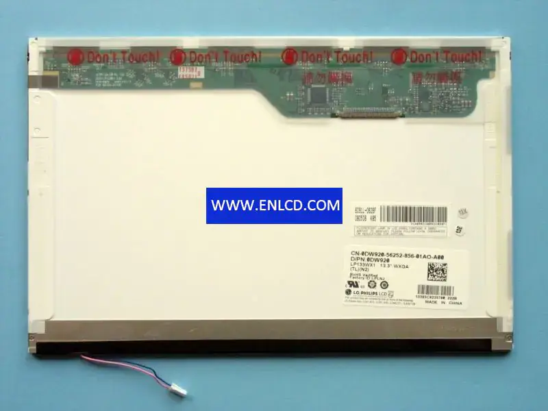 Remplacement du panneau LCD LP133WX1-TLN2 LG Display pour ordinateur portable