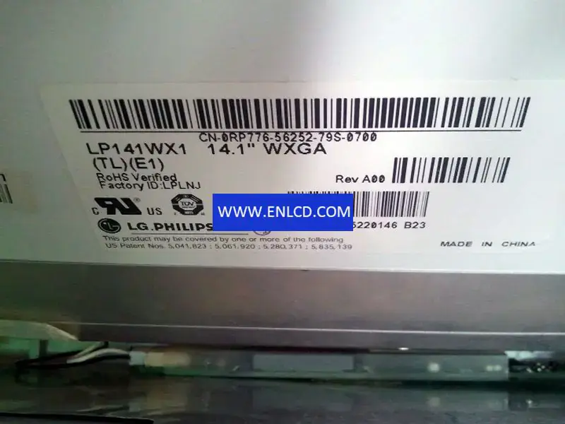 LP141WX1-TLE1 LG Display LCD panel replacement for Laptop