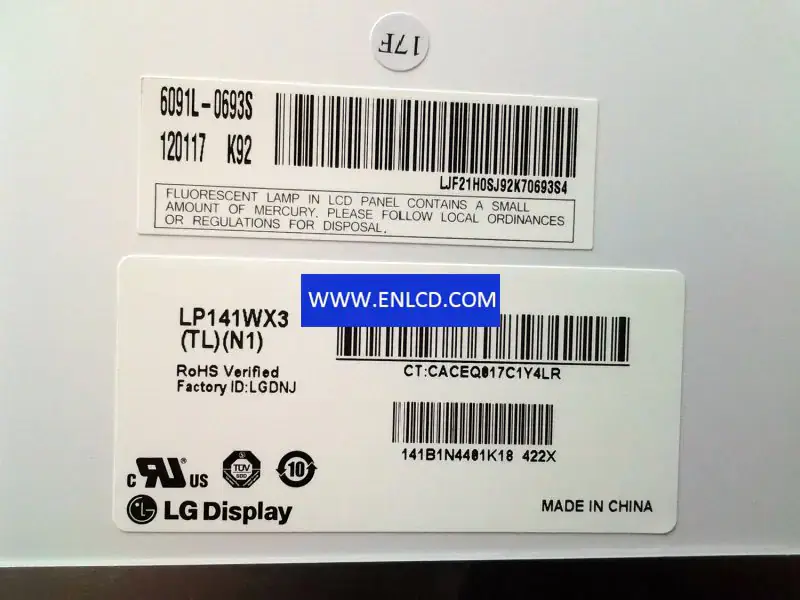 LG Display LP141WX3-TLN1 LCD panel