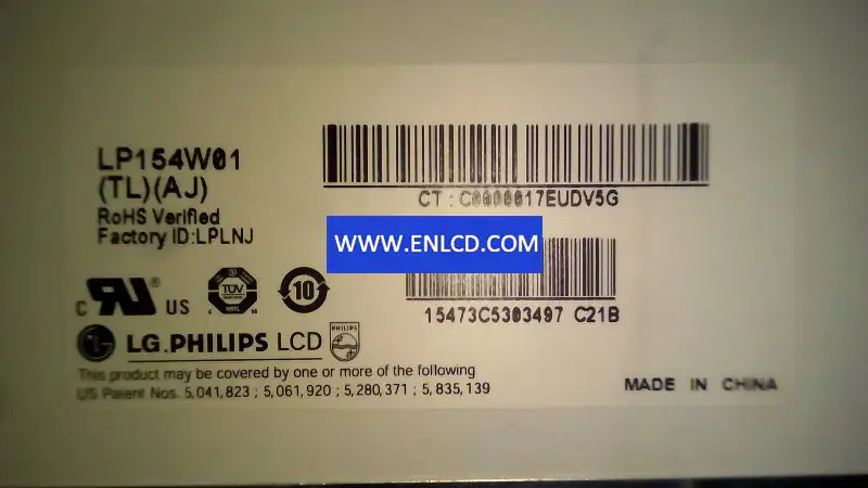 LG Display LP154W01-TLAJ LCD panel