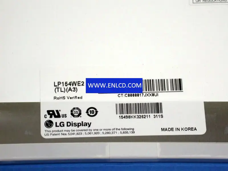 LG Display LP154WE2-TLA3 LCD panel