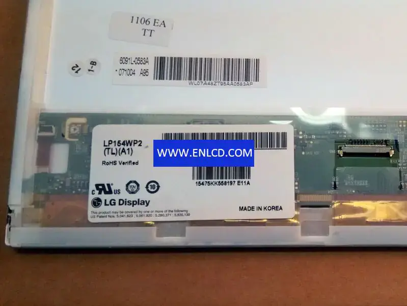 LP154WP2-TLA1 LG Display LCD panel replacement for Laptop