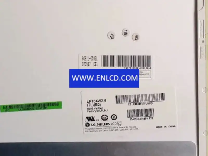 Remplacement du panneau LCD LP154WX4-TLB2 LG Display