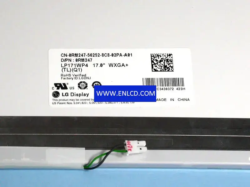 LP171WP4-TLQ1 LG Display LCD panel replacement for Laptop