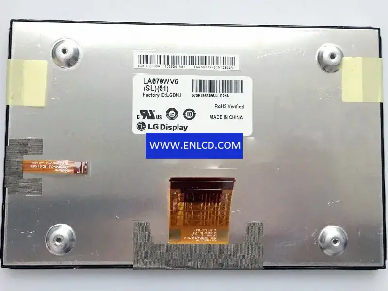 Reemplazo del panel LCD de la exhibición LA070WV6-SL01 LG para la exhibición automotriz
