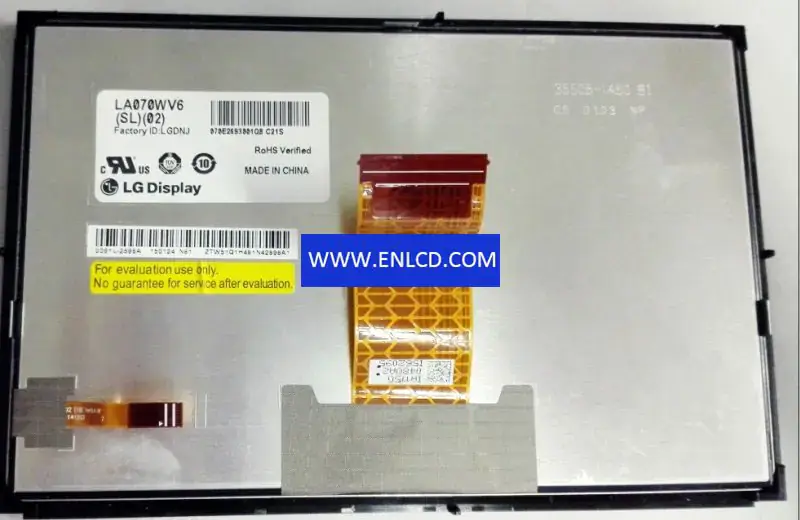 Reemplazo del panel LCD de pantalla LG LA070WV6-SL02