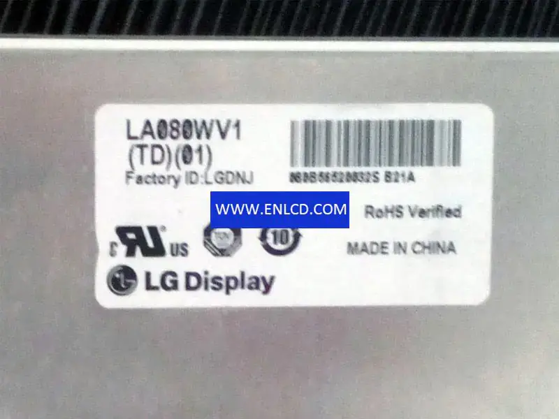 LA080WV1-TD01 Sostituzione pannello LCD LG Display