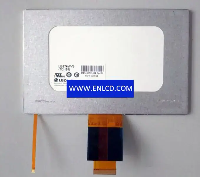 Reemplazo del panel LCD de pantalla LG LB070WV6-TD08